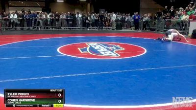 1A-106 1st Place Match - Cohen Hargrove (Social Circle) vs Tyler Prinzo (Mt. Pisgah Christian School)