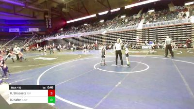 50 lbs Quarterfinal - Karson Shassetz, Tor vs Knox Kafer, Matpac Wrestling ND