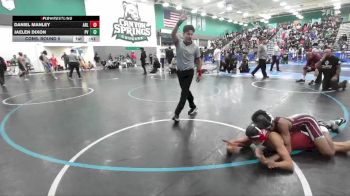 106 lbs Cons. Round 5 - Jaelen Dixon, Paloma Valley vs Daniel Manley, Arlington