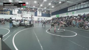 144 lbs Cons. Round 2 - Mason Wilson, Threshold Wrestling Club vs Gustavo Fernandez, El Dorado