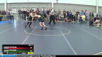 77 lbs Cons. Round 2 - Quinn Falzone, Nova WC vs Logan Stotler, Nova WC