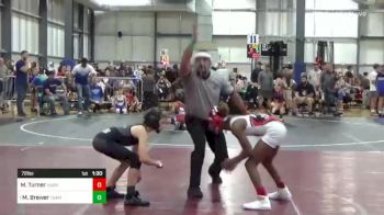 72 lbs Rr Rnd 3 - Morgan Turner, Harvey Twisters vs Mackinzie Brewer, Team Missouri Avengers