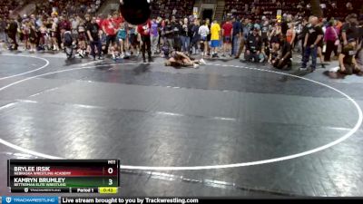 84-93 lbs Semifinal - Kamryn Brumley, Betterman Elite Wrestling vs BryLee Irsik, Nebraska Wrestling Academy