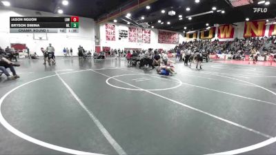 144 lbs Champ. Round 1 - Jason Nguon, Long Beach Wilson vs Bryson Simina, MoanaLua