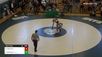 152 lbs Semifinal - Matt Mitchell, Saint John's Prep vs Quintyn Salisbury, Cumberland