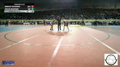 Consi Of 32 #1 - Bentley Richards, Catoosa Wrestling vs Oscar Martinez, Enid Junior High