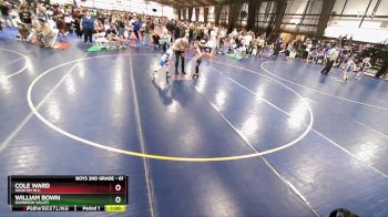 61 lbs Cons. Round 4 - William Bown, Gunnison Valley vs Cole Ward, Hook`Em W.C.