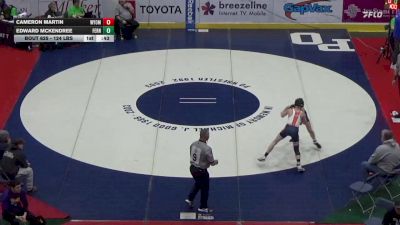 124 lbs Consi Of 32 #1 - Cameron Martin, Wyoming Valley West vs Edward McKendree, Ferndale