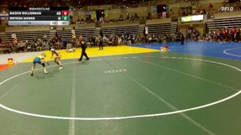 75 lbs Semis (4 Team) - Mason Bullerman, Adrian vs Bryson Javers, Minneota