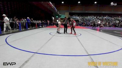 220 lbs Consi Of 8 #2 - Anthony Gibson, Lovelock Mustangs vs Hudson Koch, Nevada Elite