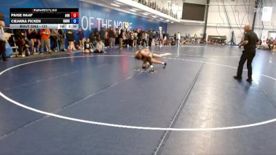 131 lbs Cons. Round 4 - Cieanna Ficken, Hawkeye Community College vs Paige Haaf, Augsburg University