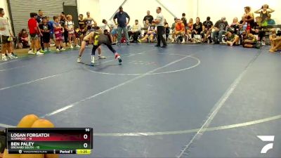 96 lbs Finals (2 Team) - Logan Forgatch, Scorpions vs Ben Paley, Orchard South