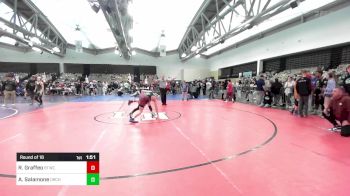 110-I lbs Round Of 16 - Rocco Graffeo, Bitetto Trained Wrestling vs Anthony Salamone, Orchard South WC