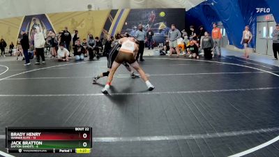 126 lbs Round 6 (8 Team) - Brady Henry, Warner Elite vs Jack Bratton, Dayton Bandits