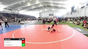 116 lbs Round Of 16 - Kaige Geyer, River Valley Dust Devil vs Samuel Jimenez, Eastvale Elite WC