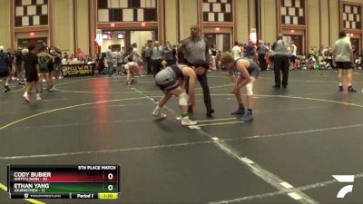 150 lbs Finals (8 Team) - Cody Bubier, Smittys Barn vs Ethan Yang, Journeymen