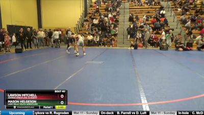 120 lbs Round 2 - Lawson Mitchell, Askren Wrestling Academy vs Mason Helgeson, Lake Mills Youth Wrestling