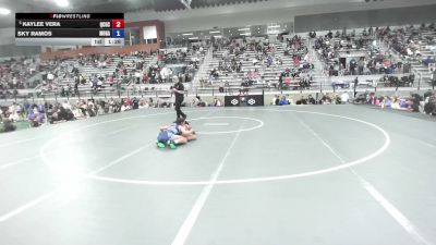 50 kg Quarters - Kaylee Vera, Queen City Grappling Club vs Sky Ramos, Monster Garage