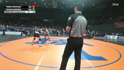 5A Boys 190 lbs Quarterfinal - Ethan Schofield, Bend Boys vs Emmit Distefano, Thurston Boys