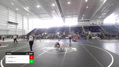 157 lbs Consi Of 16 #2 - Tildyn Larson, No Team vs Cody Dixon, Faito Wc