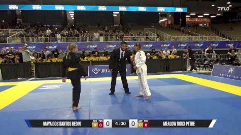 Mealow Roux Petre vs Maya Dos Santos Bedin 2026 Pan Kids Jiu-Jitsu IBJJF Championship