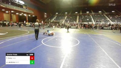 114 lbs Quarterfinal - Trenton Enis, Thermopolis WC vs Jack Jenkins, Matpac Wrestling ND