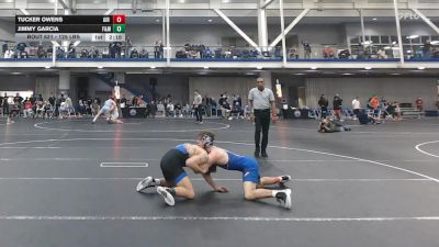 125 lbs Quarterfinal - Tucker Owens, Air Force Academy vs Jimmy Garcia, F&m