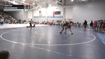 120 lbs Quarters & 1st Wb (16 Team) - Kaleb Lam, North Gwinnett vs Dom Holzmeister, North Forsyth