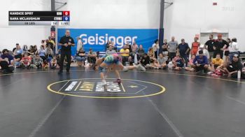 58 lbs Rr Rnd 7 - Kandice Spry, Ohio Goons - W vs Sara McLaughlin, CT Whale - W