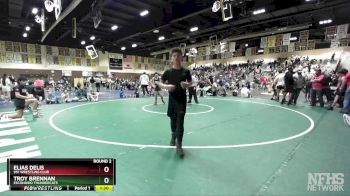 130 lbs Round 2 - Elias Delis, 951 Wrestling Club vs Troy Brennan, Escondido Thundercats