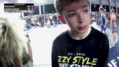 165 lbs Cons. Round 2 - Zane McCoy, Kentucky vs Camden Gardner, Greenfield Wrestling Club