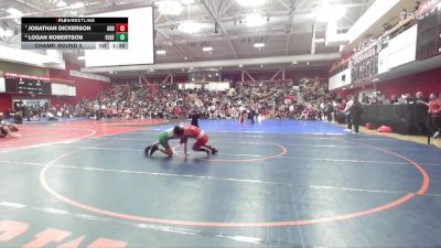 115 lbs Champ. Round 3 - Jonathan Dickerson, Arroyo vs Logan Robertson, Eureka