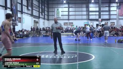 132 lbs Round 1 (3 Team) - Carter Parry, HANOVER HAWKEYE vs Miller Menteer, GROUND UP USA