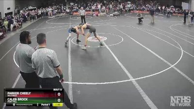 5A 138 lbs Cons. Round 1 - Parker Cheely, Hillcrest vs Caleb Brock, Fort Mill