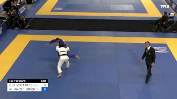 DIEGO OLIVEIRA BATISTA vs MALACHI JAMES C. EDMOND 2024 Pan Jiu Jitsu IBJJF Championship