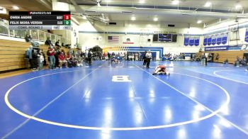 165 lbs Cons. Round 2 - Felix Mora Verdin, El Cerrito vs Owen Andre, Northgate
