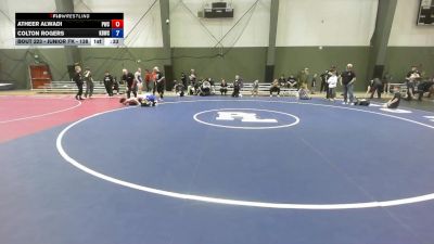 Junior FK - 138 lbs Cons. Semis - Atheer Alwadi, Punisher Wrestling Company vs Colton Rogers, Kennewick - Braves Wrestling Club