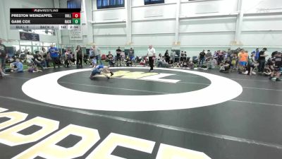 60 lbs Consi Of 4 - Preston Weinzapfel, Bulldog Premier Wrestling Club vs Gabe Cox, Backyard Barbarians-EL