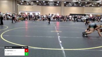 109 lbs Round Of 16 - Dio DePaolo, Stampede WC vs Jason Lin, Poway Elite