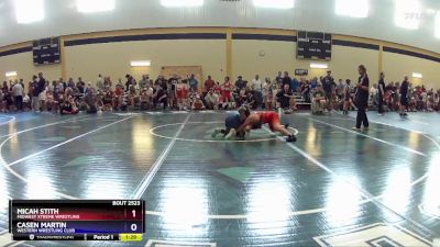 84 lbs Semifinal - Micah Stith, Midwest Xtreme Wrestling vs Casen Martin, Western Wrestling Club