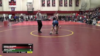 125 lbs Champ. Round 2 - Simon Graeber, Southern Oregon vs Jesus Campos, Team Agression