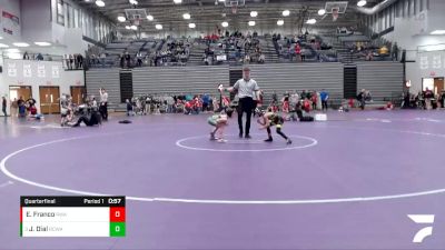 50-54 lbs Quarterfinal - Jayce Dial, Red Cobra Wrestling Academy vs Eian Franco, Region Wrestling Academy