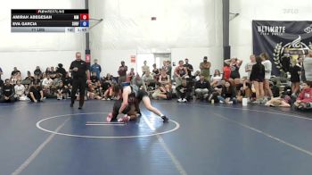 71 lbs Rr Rnd 6 - Amirah Abegesah, Maryland Mana - W vs Eva Garcia, Surfside Girls - W