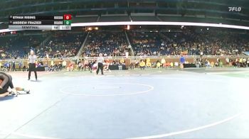 D4-132 lbs Semifinal - Andrew Frazier, Riverview Gabriel Richard vs Ethan Rising, Hudson