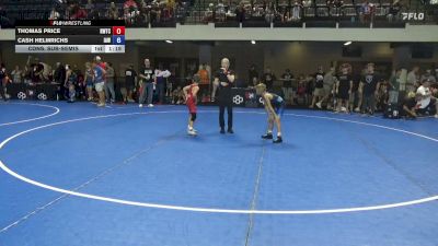 56 lbs Cons. Sub-semis - Thomas Price, Roundtree Wrestling Training Center vs Cash Helmrichs, Immortal Athletic WC