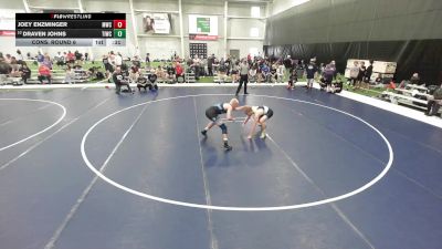 Junior Boys - 132 lbs Cons. Round 6 - Joey Enzminger, MATPAC Wrestling Club vs Draven Johns, Team Idaho Wrestling Club