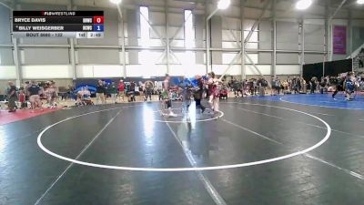 132 lbs Quarters - Bryce Davis, Basement Boys Wrestling Club vs Billy Weisgerber, Big Cat Wrestling Club