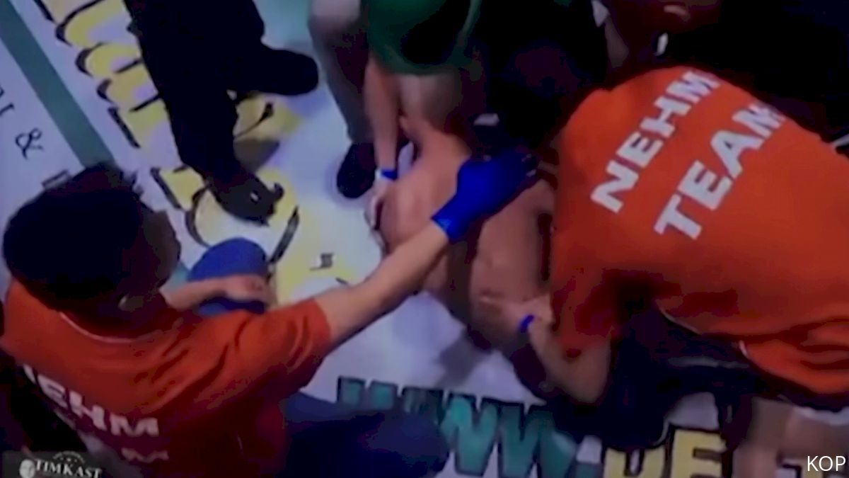 WATCH: Fighter Chokes Referee At KOP 54