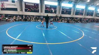 46 lbs Cons. Round 2 - Lincoln Bennett, NB Elite Wrestling Club vs Jett Rodriguez, Borger Youth Wrestling