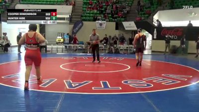 217 lbs Semifinals (16 Team) - Hunter Hise, Weaver vs Cooper Edmondson, Oak Grove